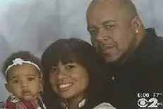 Maurice Gordon, pictured with his wife and daughter
